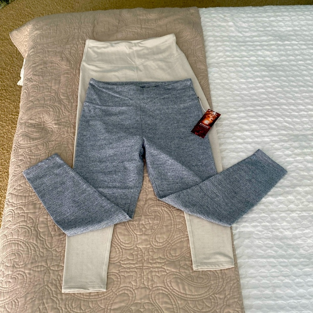 Kyodan herringbone leggings set of 2 NWT